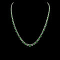 Emerald and Diamond Riviera Necklace