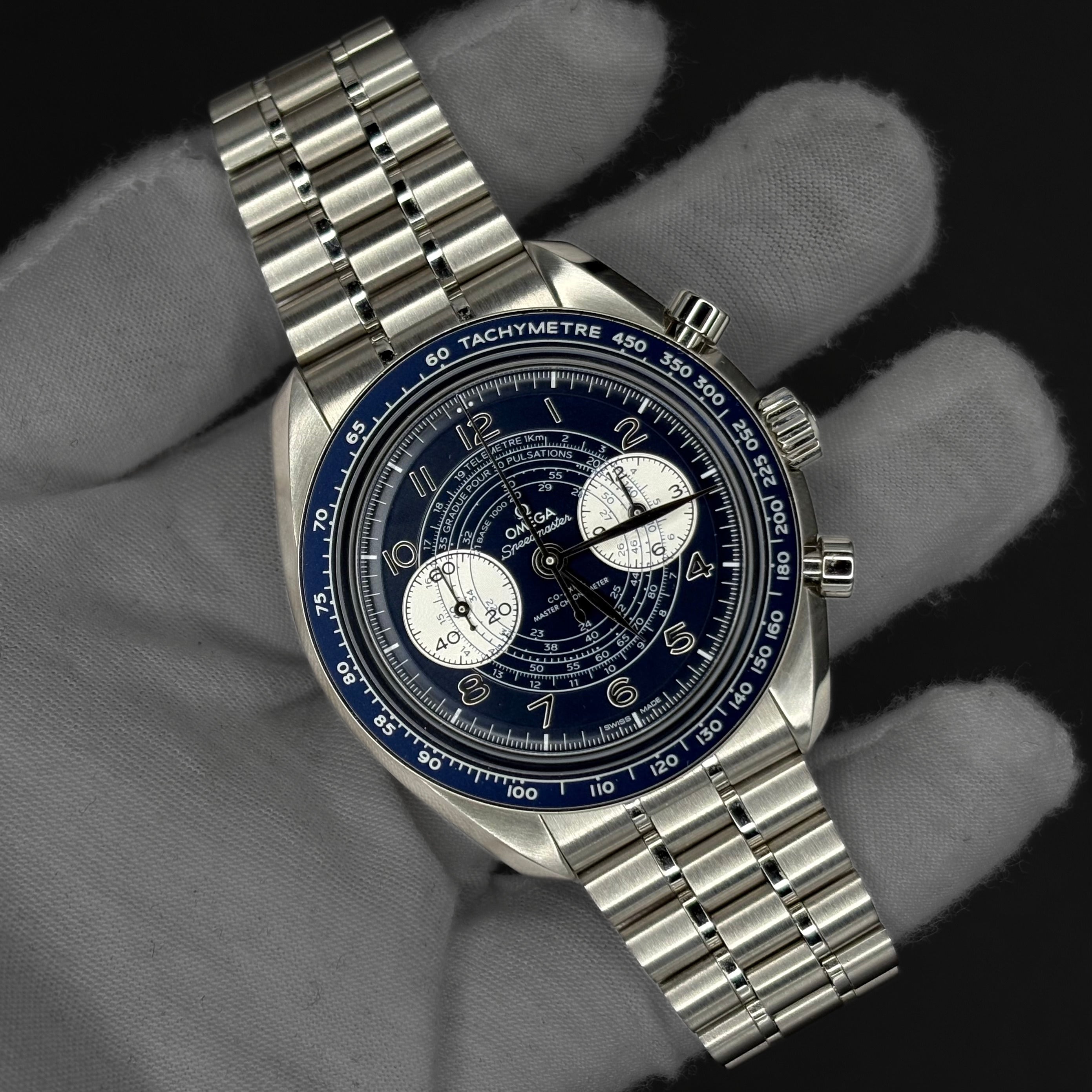 Omega Speedmaster Chronoscope Blue Dial 329.30.43.51.03.001 43mm