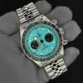 Tudor Black Bay Chrono Flamingo Blue 79360N-0024 full watch front