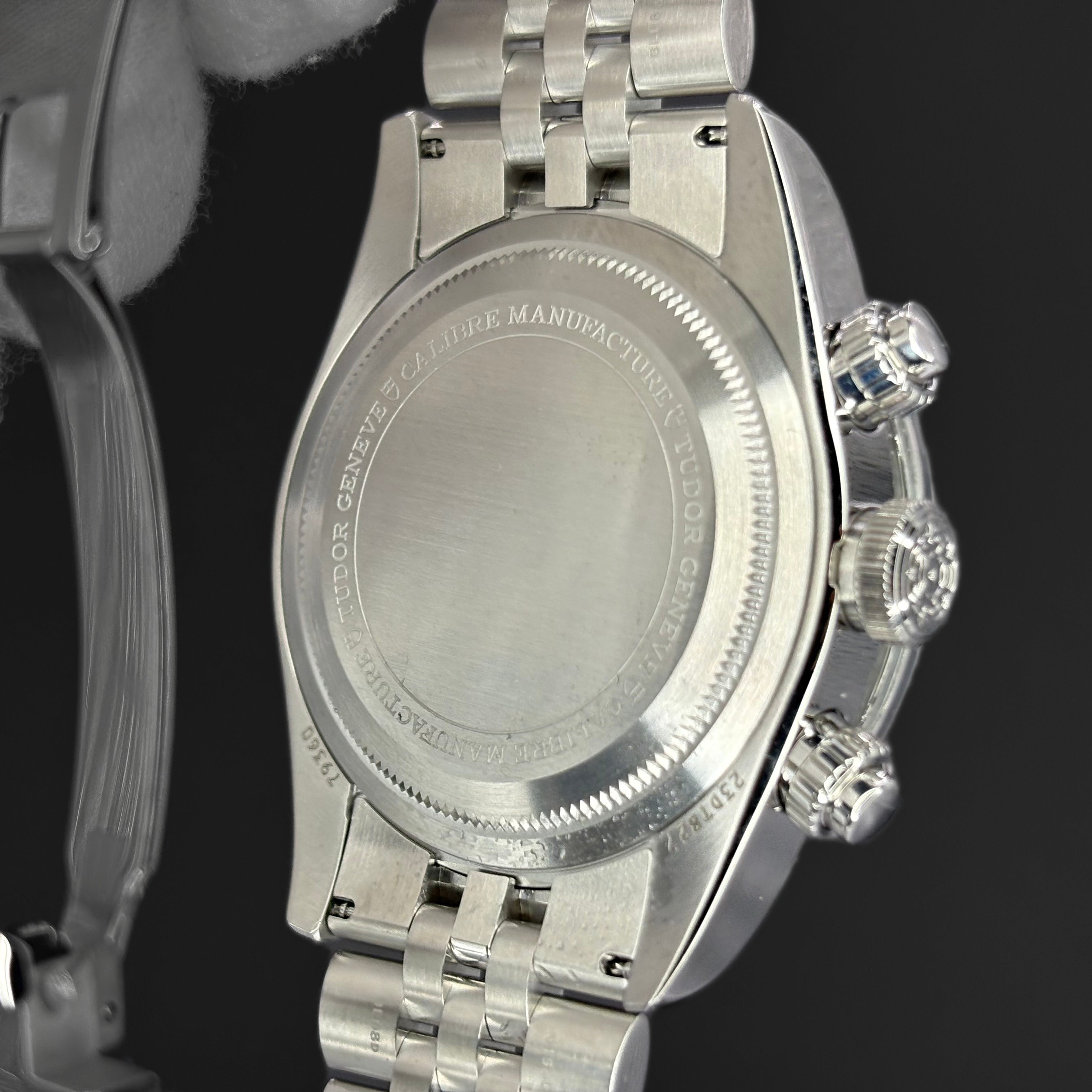 Tudor Black Bay Chrono Flamingo Blue 79360N-0024 steel caseback