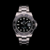Rolex GMT-Master II 40mm Black Dial 116710LN stock photo