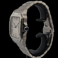 Cartier Santos Large, side profile with crown