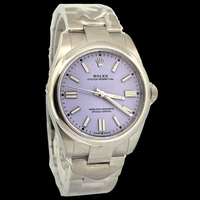 Rolex Oyster Perpetual 41mm Lavender Dial 134300 photo 1