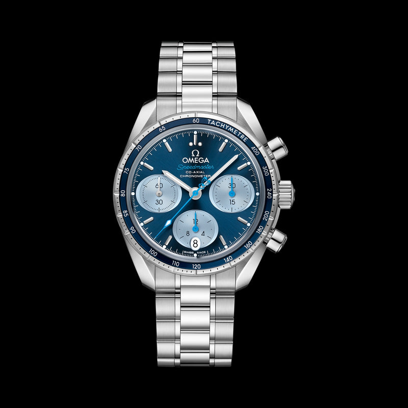 Omega Speedmaster 38 Chronograph 38mm Blue Dial 324.30.38.50.03.002