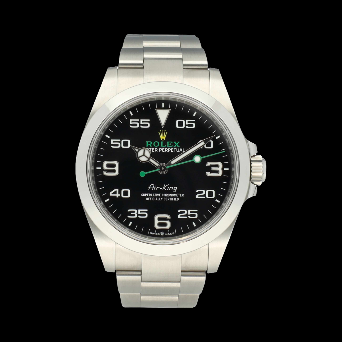 Rolex Air-King 40mm Black Dial 126900 stock photo