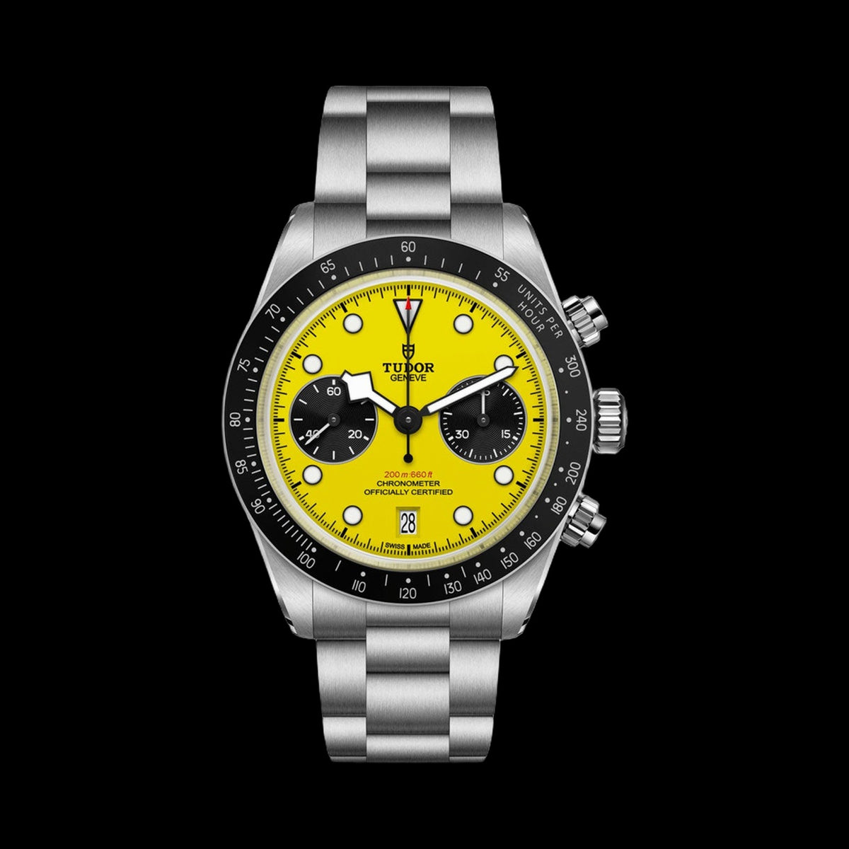Tudor Black Bay Chrono Yellow Dial M79310N