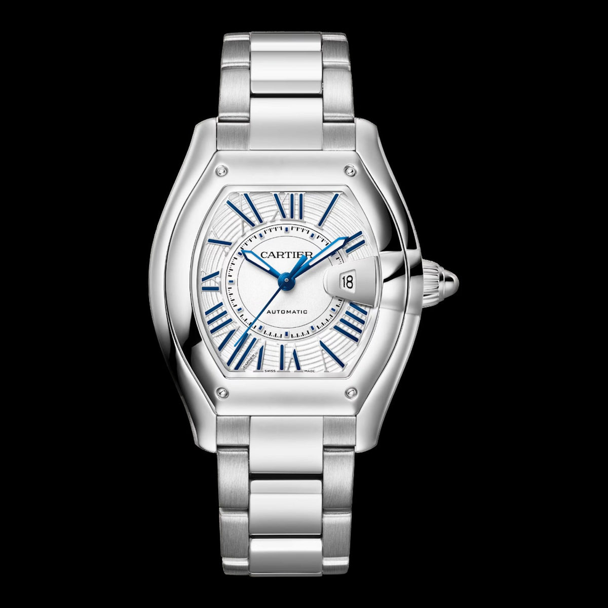 Cartier Roadster Medium White Dial WSRD0019