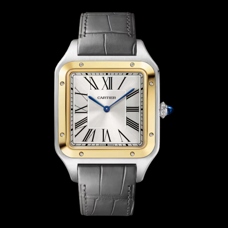 Cartier Santos-Dumont XL Silver Sunray Dial W2SA0034