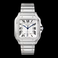 Cartier Santos Large Silver Dial WSSA0018