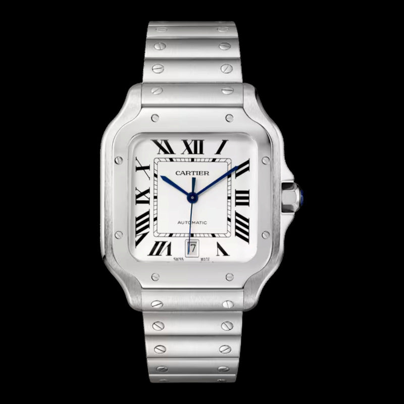 Cartier Santos Large Silver Dial WSSA0018