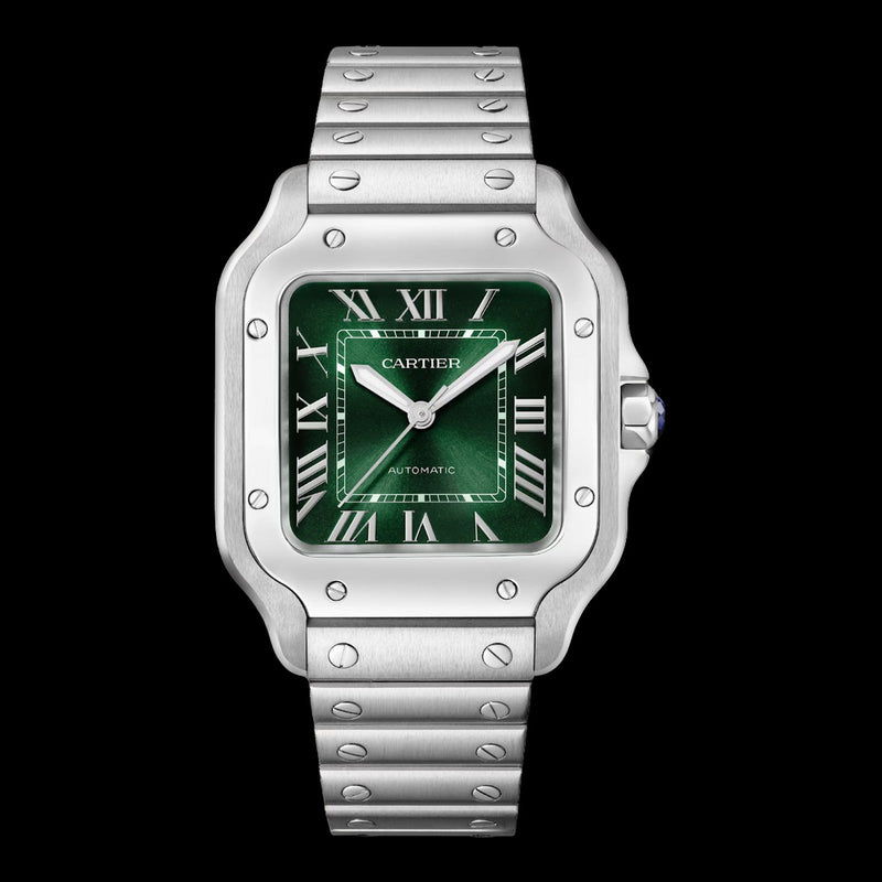Cartier Santos Medium Green Dial WSSA0061