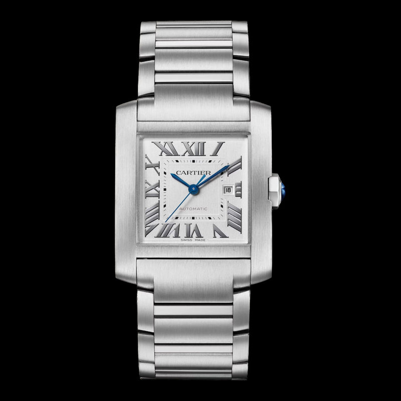 Cartier Tank Française Large Silver Dial WSTA0067
