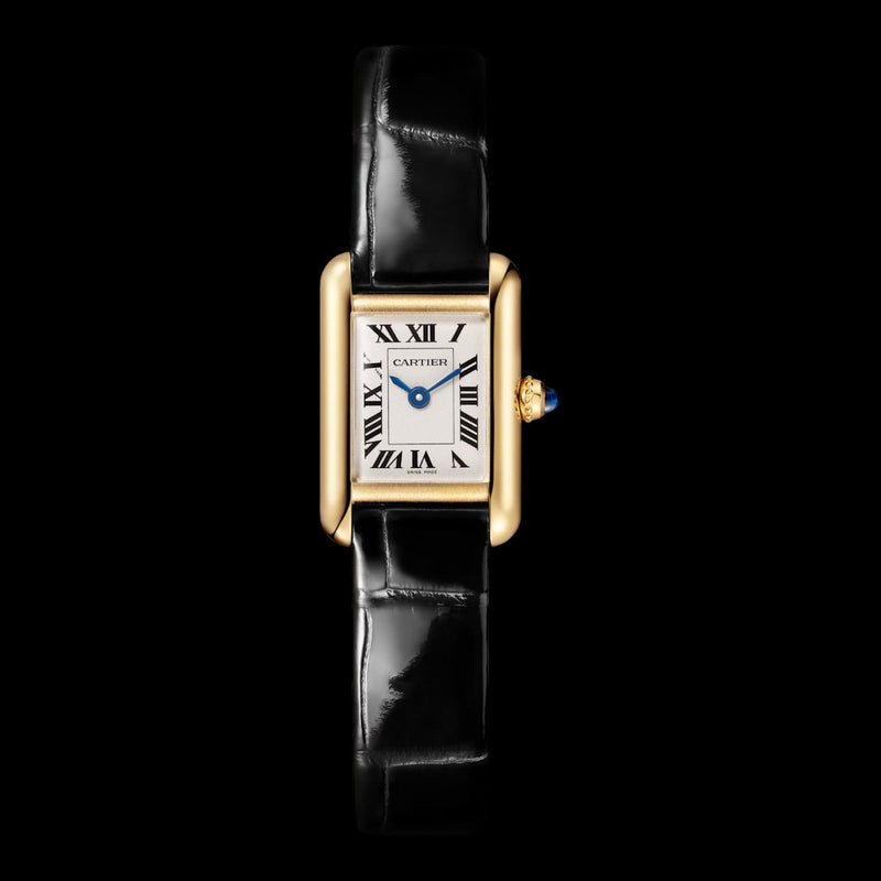 Cartier Tank Louis Cartier Mini Grained Silver Dial WGTA0352