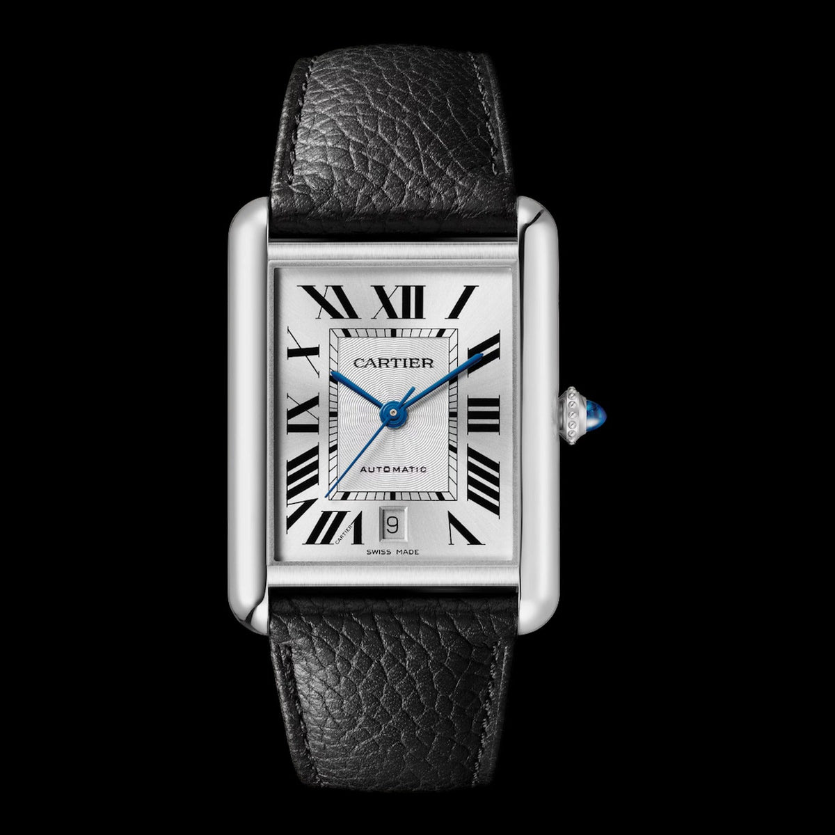 Cartier Tank Must XL Silver Flinqué Dial WSTA0141