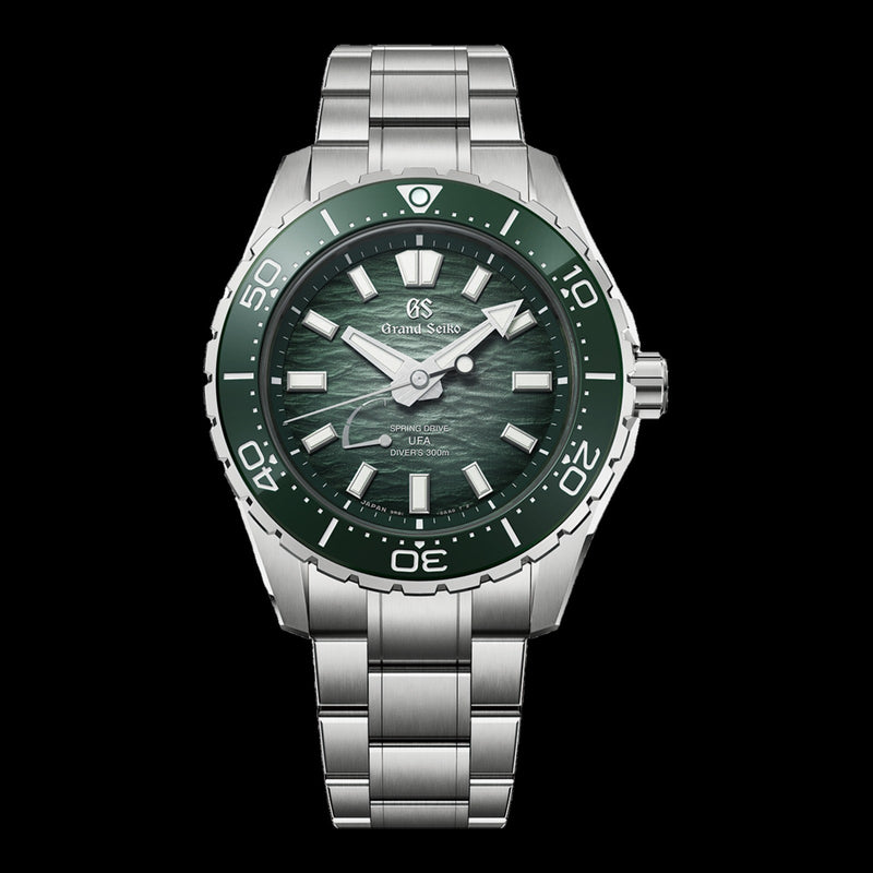 Grand Seiko Evolution 9 Ushio Diver Green Gradient Dial SLGB025