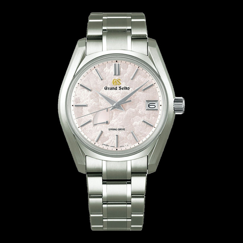 Grand Seiko Heritage Shunbun Pink Textured Dial SBGA413