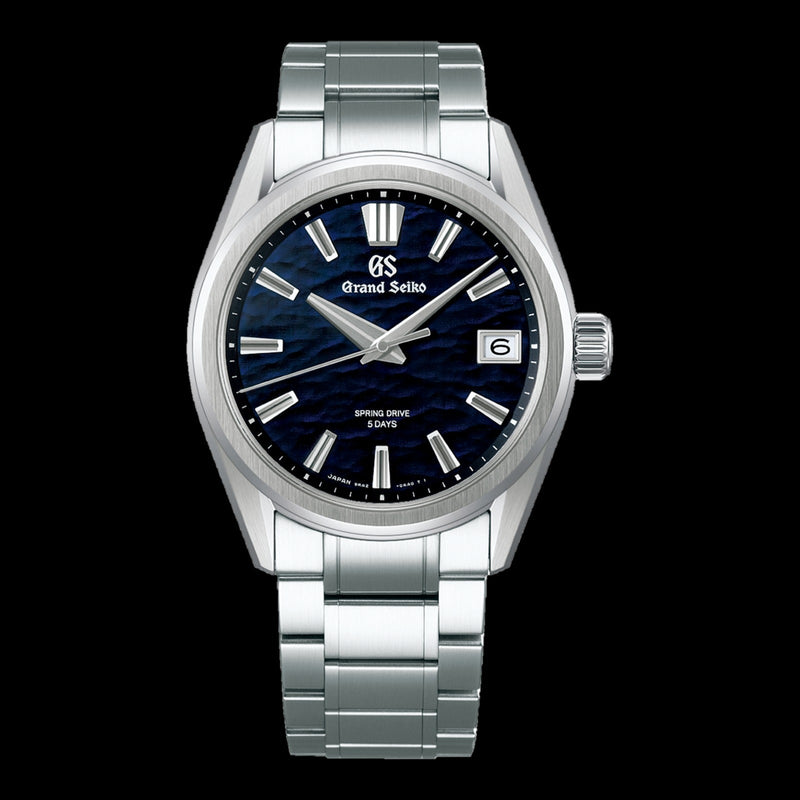 Grand Seiko Evolution 9 Lake Suwa 5 Day Blue Dial SLGA021