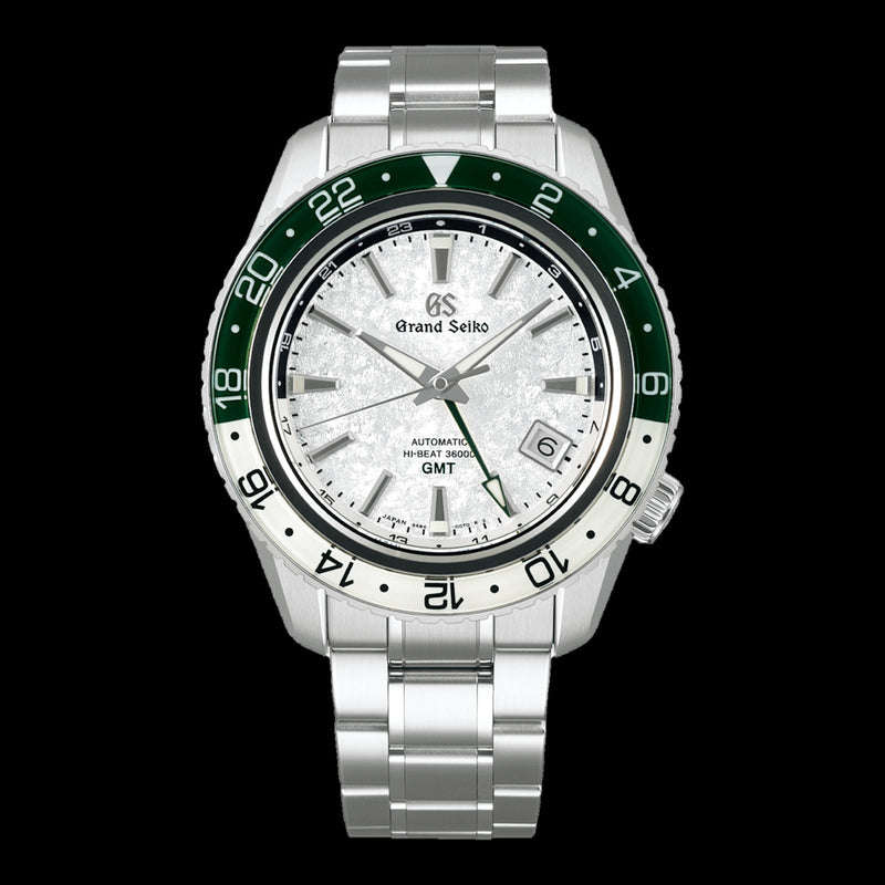 Grand Seiko Sport Hi-Beat GMT 44mm Textured White Dial SBGJ277