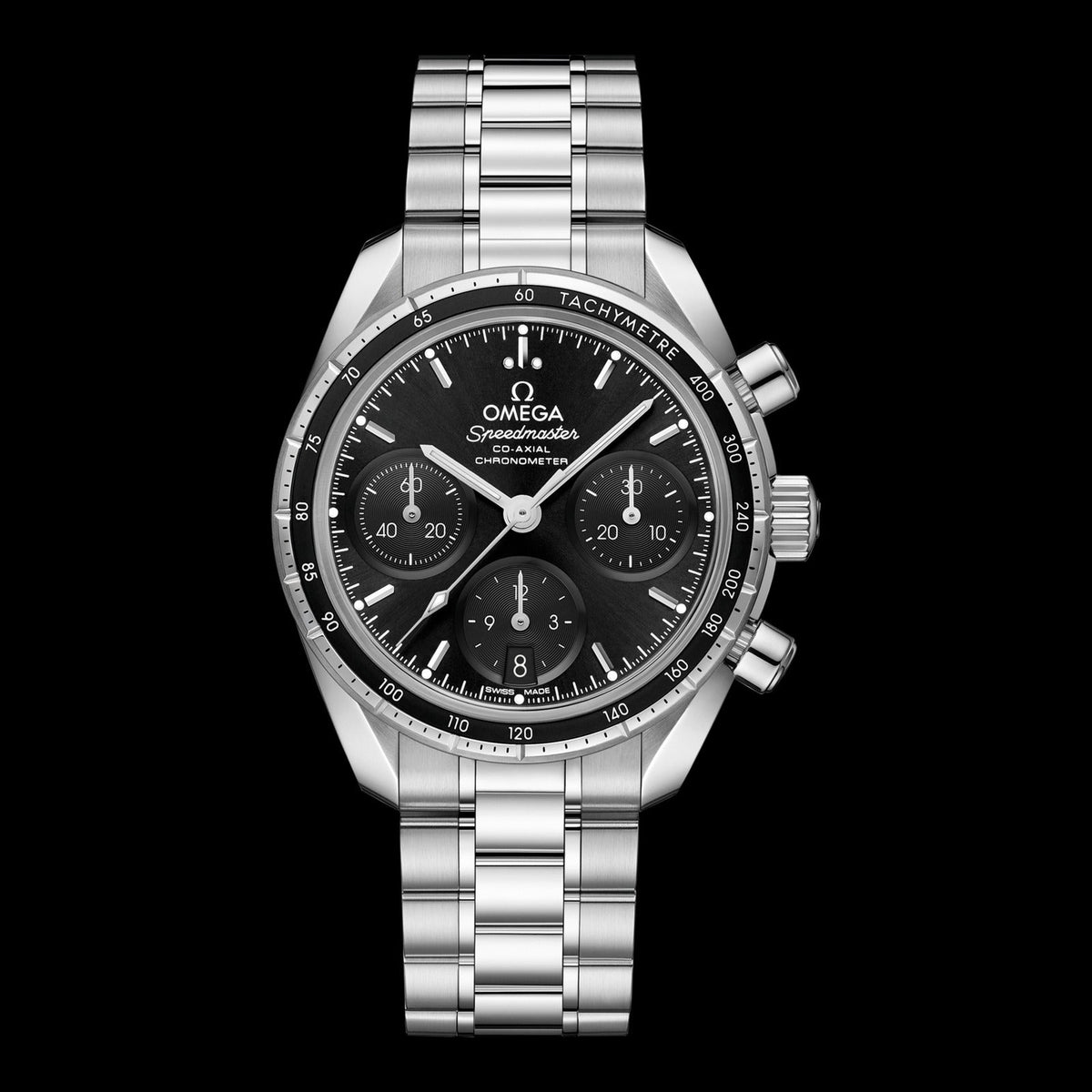 Omega Speedmaster 38mm Black Dial 324.30.38.50.01.001