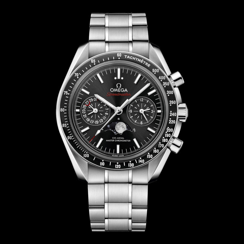Omega Speedmaster Moonphase 44.25mm Black Dial 304.30.44.52.01.001