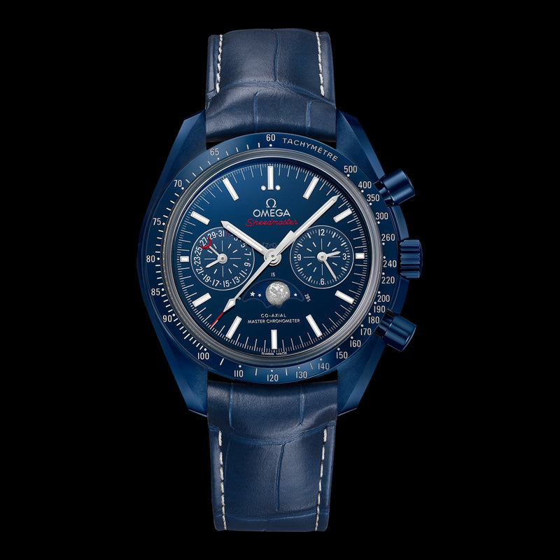 Omega Speedmaster Moonphase 44.25mm Blue Dial 304.93.44.52.03.001