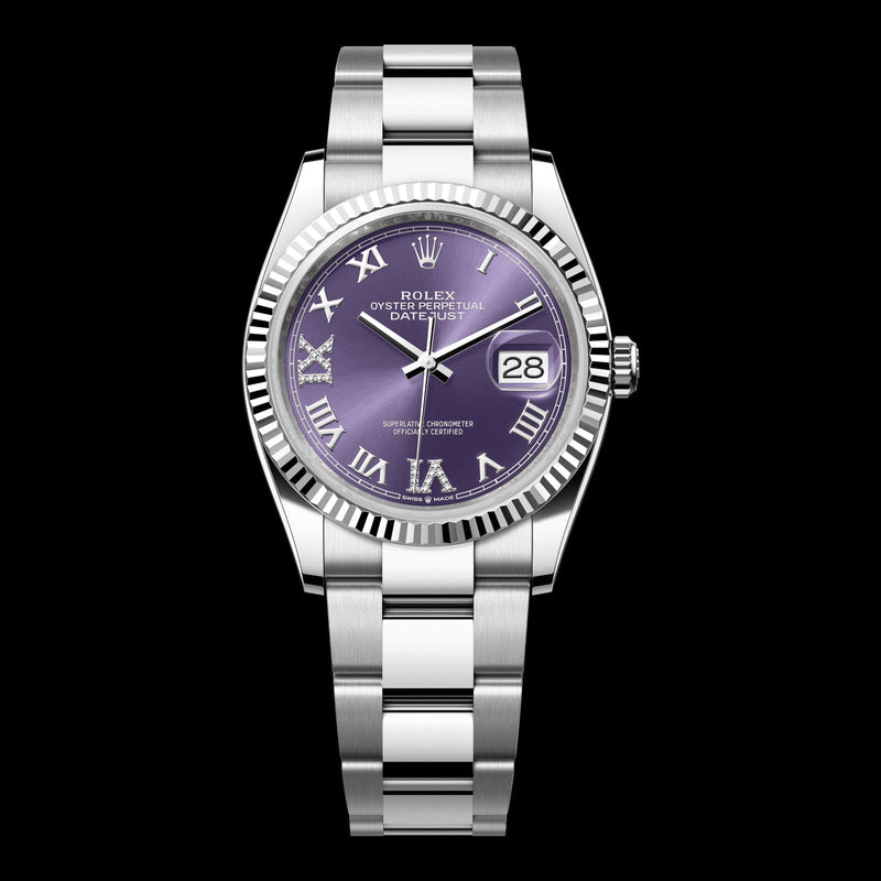 Rolex Datejust 36mm Aubergine Dial 126234