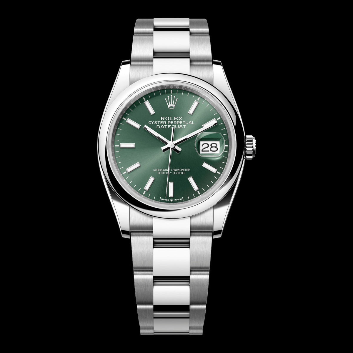 Rolex Datejust 36mm Mint Green Dial 126200