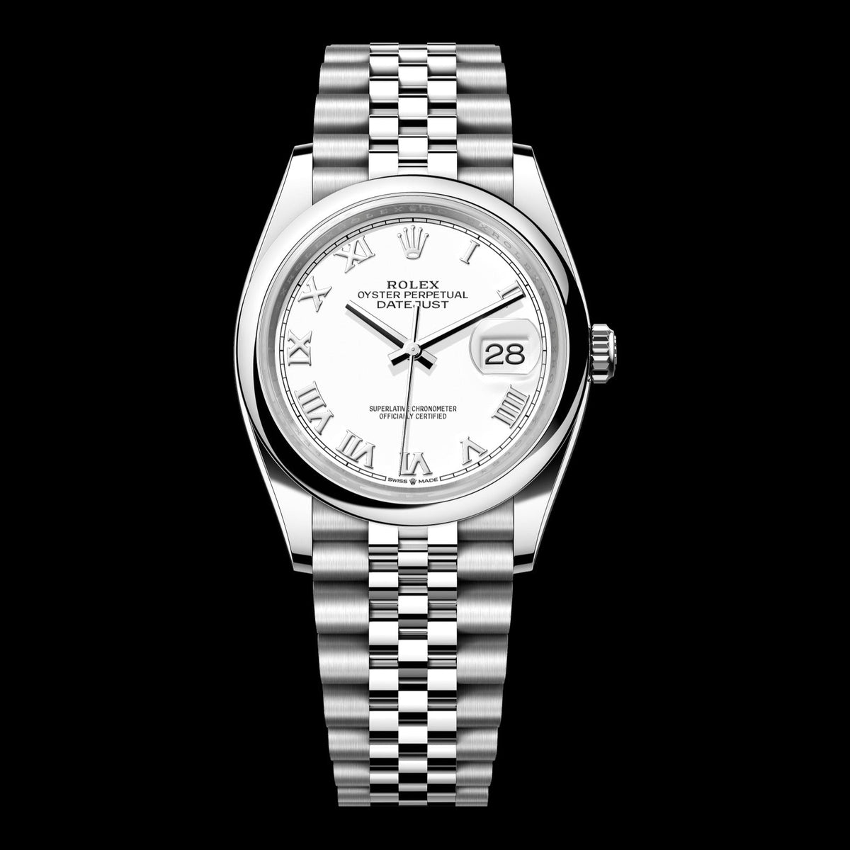 Rolex Datejust 36mm White Dial 126200