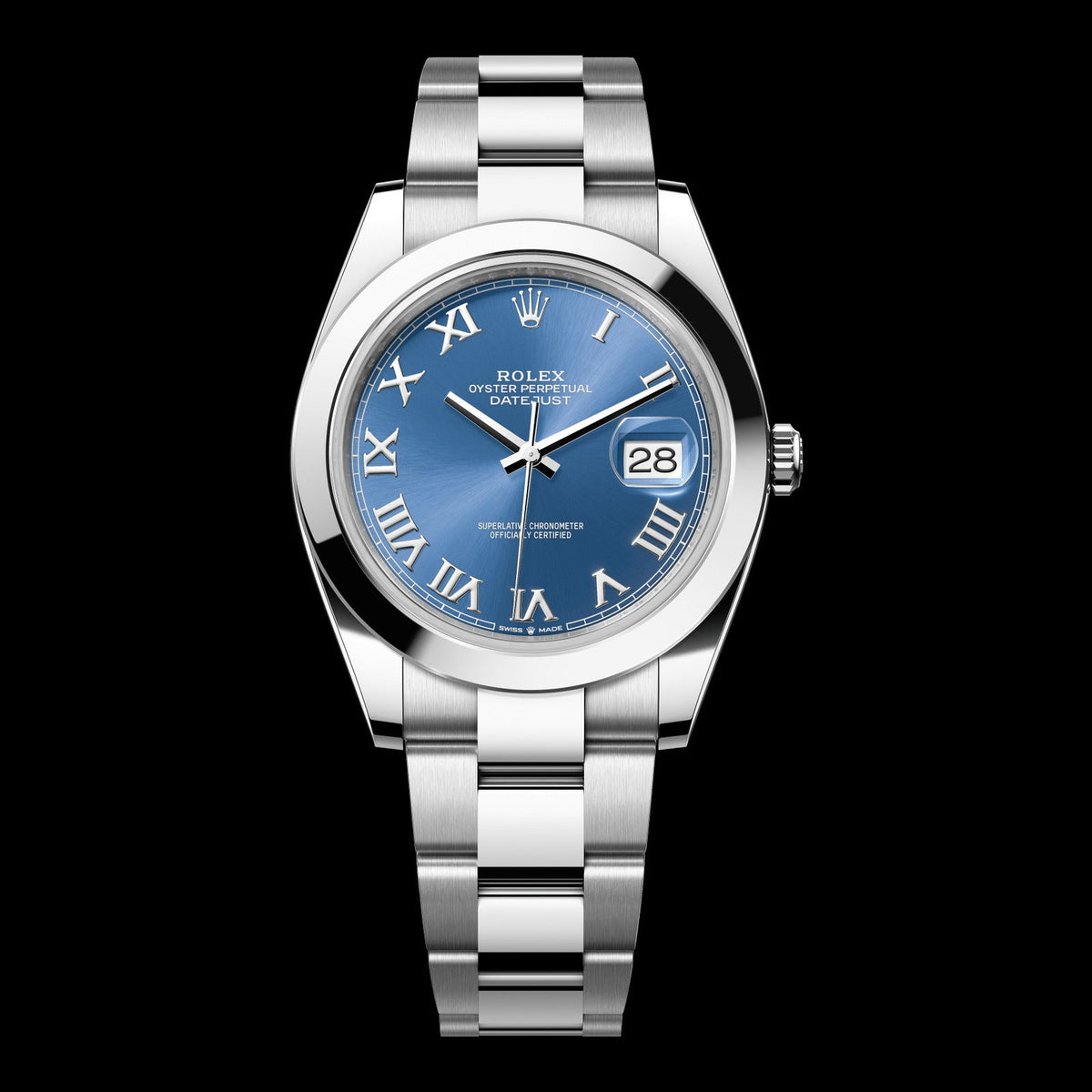 Rolex Datejust 41mm Azzurro Blue Dial 126300