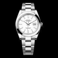Rolex Datejust 41mm White Dial 126300