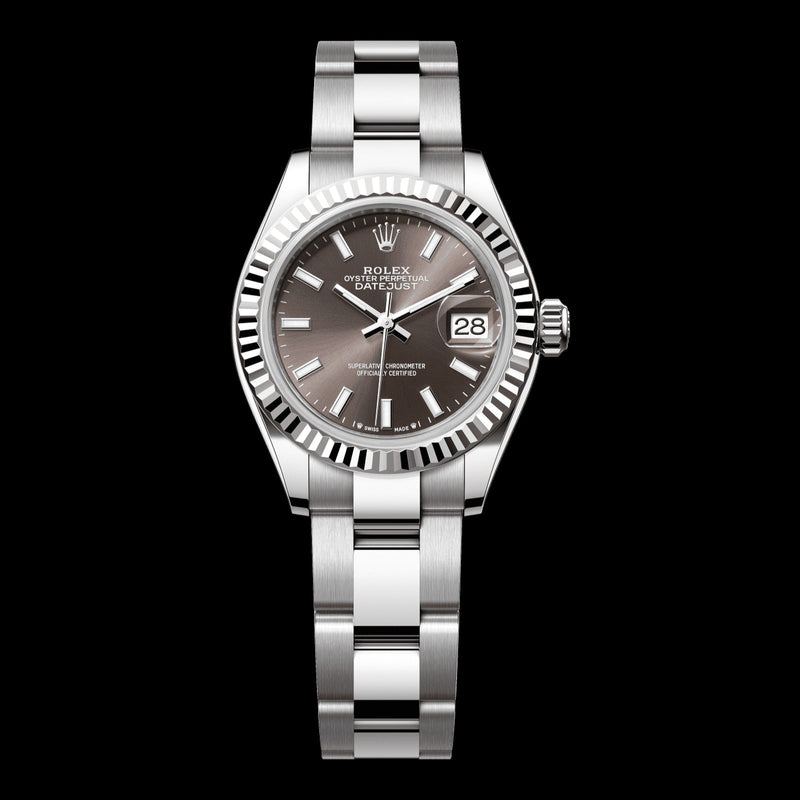 Rolex Lady-Datejust 28mm Dark Grey Dial 279174