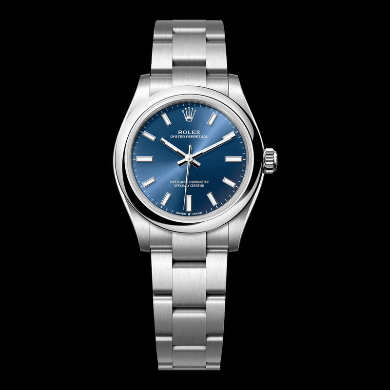 Rolex Oyster Perpetual 31mm Bright Blue Dial 277200