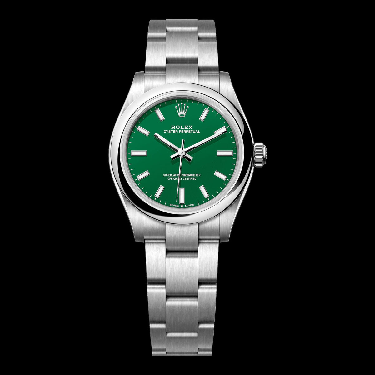 Rolex Oyster Perpetual 31mm Green Dial 277200