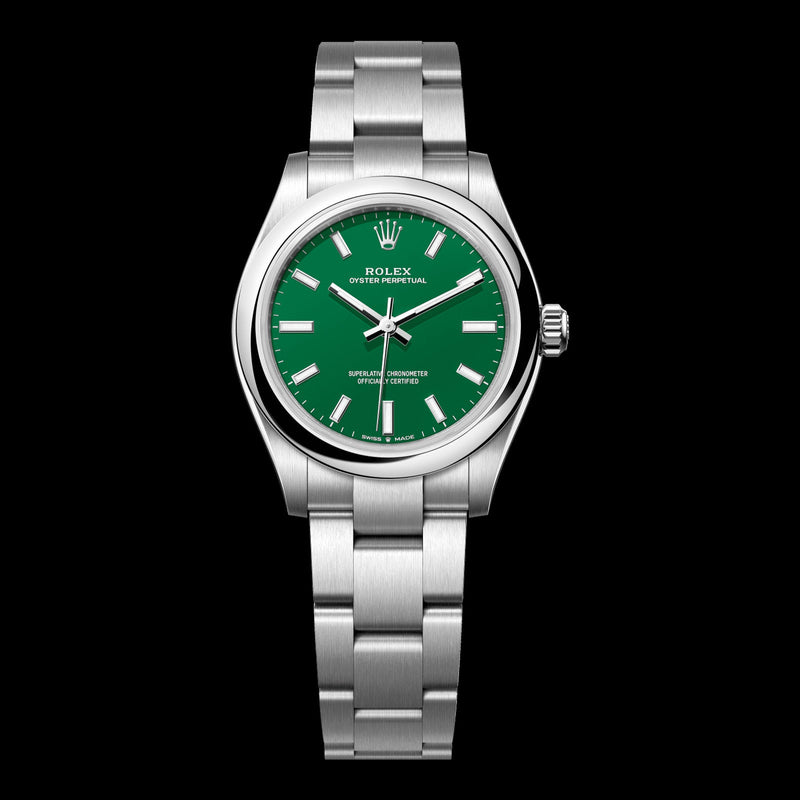 Rolex Oyster Perpetual 31mm Green Dial 277200
