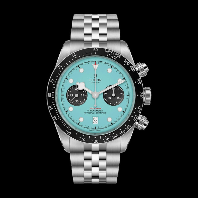 Tudor Black Bay Chrono 41mm Flamingo Blue Dial M79360N-0024